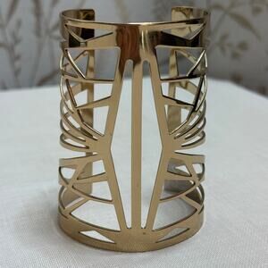 Geometric Openwork Gladiator Statement Cuff Goddess Superhero Futuristic Costume